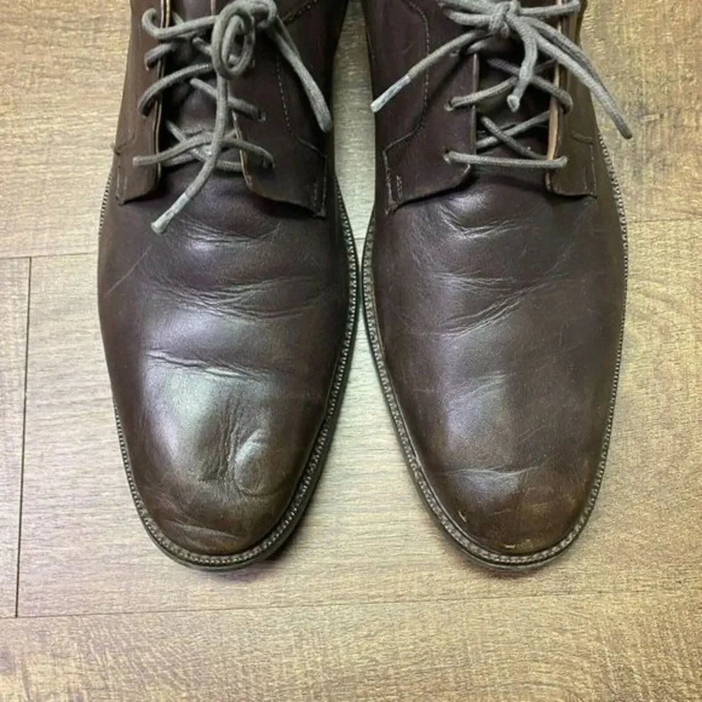 Mens Cole Haan Grand OS Brown‎ Leather Oxford Dress Shoes Size 10.5 M EUC
